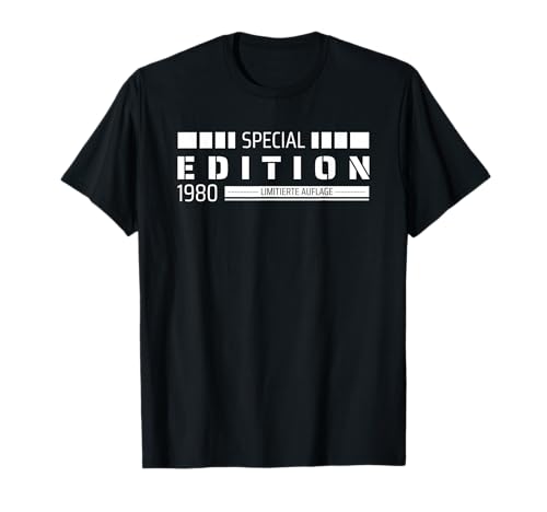 Jahrgang 1980 Geburtstag Design Frauen Männer geboren 1980 T-Shirt Jahrgang 1980 Geburtstag Design Frauen Männer geboren 1980 T-Shirt von GebGesch 1980 Geburtstag Geschenke