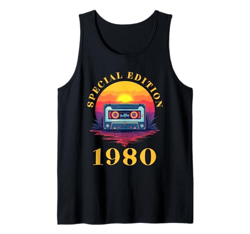 Jahrgang 1980 Geburtstag Design Frauen Männer geboren 1980 Tank Top Jahrgang 1980 Geburtstag Design Frauen Männer geboren 1980 Tank Top von GebGesch 1980 Geburtstag Geschenke
