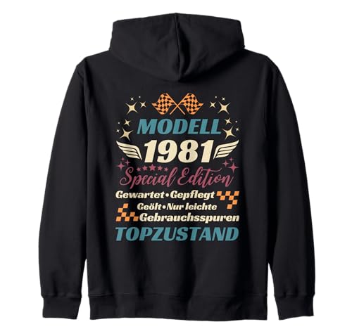 Jahrgang 1981 Geburtstag Design Frauen Männer geboren 1981 Kapuzenjacke Jahrgang 1981 Geburtstag Design Frauen Männer geboren 1981 Kapuzenjacke von GebGesch 1981 Geburtstag Geschenke