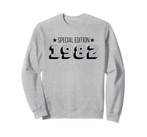 Jahrgang 1982 Geburtstag Design Frauen Männer geboren 1982 Sweatshirt Jahrgang 1982 Geburtstag Design Frauen Männer geboren 1982 Sweatshirt von GebGesch 1982 Geburtstag Geschenke