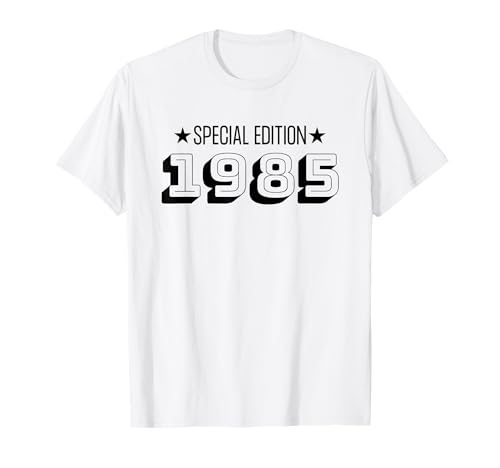 Jahrgang 1985 Geburtstag Design Frauen Männer geboren 1985 T-Shirt von GebGesch 1985 Geburtstag Geschenke