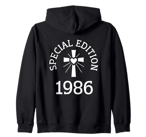 Jahrgang 1986 Geburtstag Design Frauen Männer geboren 1986 Kapuzenjacke von GebGesch 1986 Geburtstag Geschenke