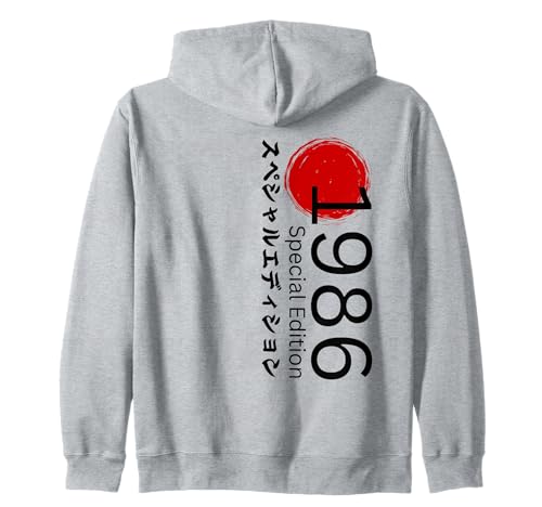 Jahrgang 1986 Geburtstag Design Frauen Männer geboren 1986 Kapuzenjacke von GebGesch 1986 Geburtstag Geschenke