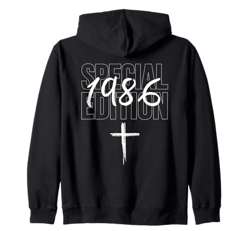 Jahrgang 1986 Geburtstag Design Frauen Männer geboren 1986 Kapuzenjacke von GebGesch 1986 Geburtstag Geschenke