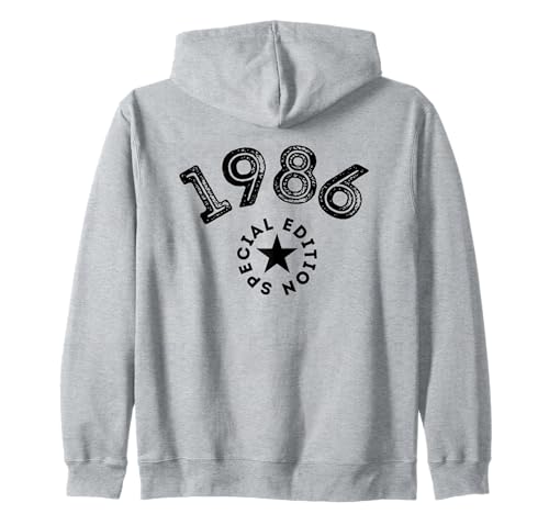 Jahrgang 1986 Geburtstag Design Frauen Männer geboren 1986 Kapuzenjacke von GebGesch 1986 Geburtstag Geschenke