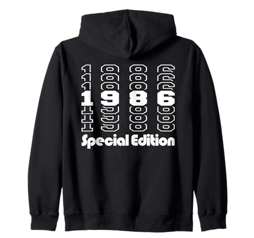 Jahrgang 1986 Geburtstag Design Frauen Männer geboren 1986 Kapuzenjacke von GebGesch 1986 Geburtstag Geschenke