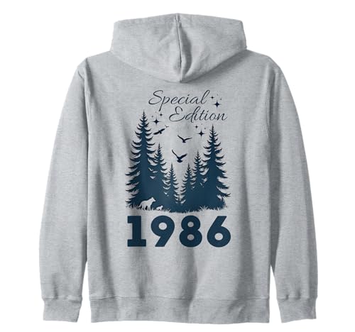 Jahrgang 1986 Geburtstag Design Frauen Männer geboren 1986 Kapuzenjacke von GebGesch 1986 Geburtstag Geschenke