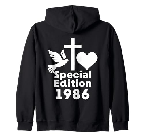 Jahrgang 1986 Geburtstag Design Frauen Männer geboren 1986 Kapuzenjacke von GebGesch 1986 Geburtstag Geschenke