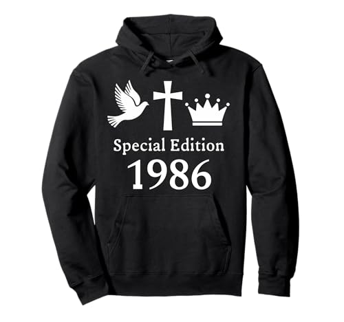 Jahrgang 1986 Geburtstag Design Frauen Männer geboren 1986 Pullover Hoodie von GebGesch 1986 Geburtstag Geschenke