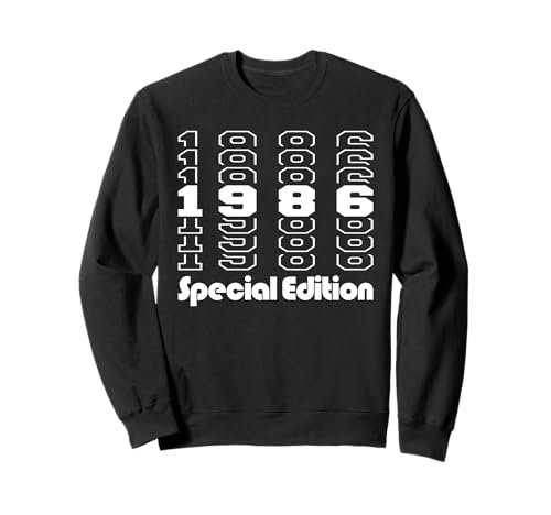 Jahrgang 1986 Geburtstag Design Frauen Männer geboren 1986 Sweatshirt von GebGesch 1986 Geburtstag Geschenke