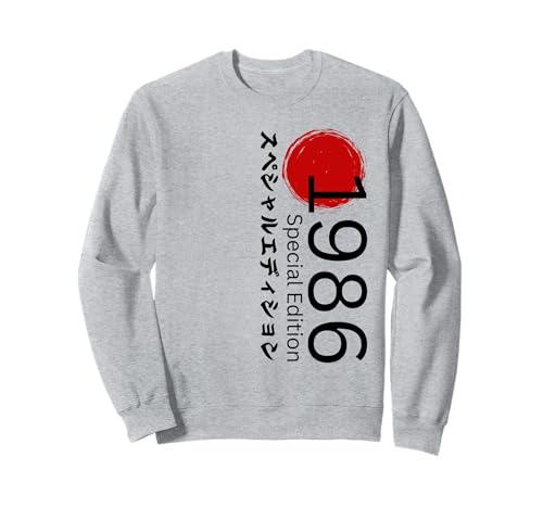 Jahrgang 1986 Geburtstag Design Frauen Männer geboren 1986 Sweatshirt von GebGesch 1986 Geburtstag Geschenke