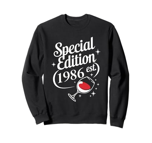 Jahrgang 1986 Geburtstag Design Frauen Männer geboren 1986 Sweatshirt von GebGesch 1986 Geburtstag Geschenke