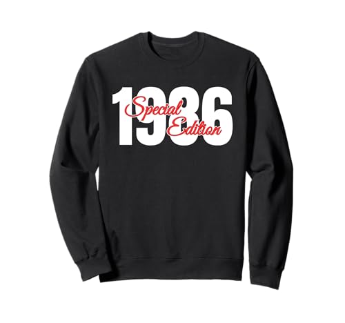 Jahrgang 1986 Geburtstag Design Frauen Männer geboren 1986 Sweatshirt von GebGesch 1986 Geburtstag Geschenke