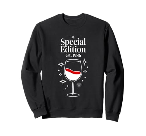 Jahrgang 1986 Geburtstag Design Frauen Männer geboren 1986 Sweatshirt von GebGesch 1986 Geburtstag Geschenke
