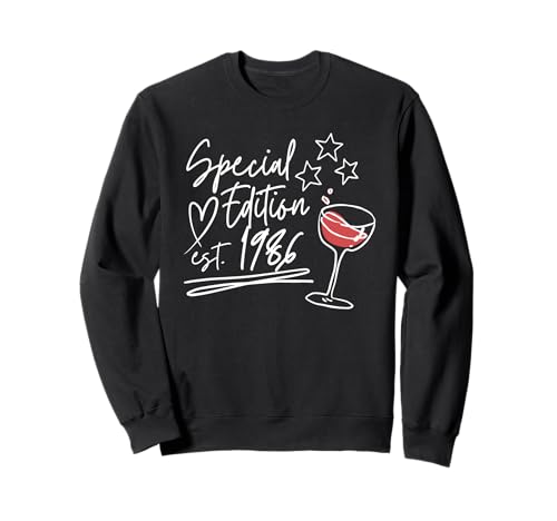 Jahrgang 1986 Geburtstag Design Frauen Männer geboren 1986 Sweatshirt von GebGesch 1986 Geburtstag Geschenke