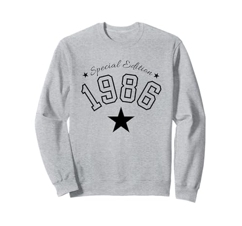 Jahrgang 1986 Geburtstag Design Frauen Männer geboren 1986 Sweatshirt von GebGesch 1986 Geburtstag Geschenke