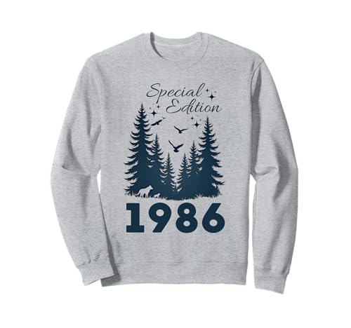 Jahrgang 1986 Geburtstag Design Frauen Männer geboren 1986 Sweatshirt von GebGesch 1986 Geburtstag Geschenke