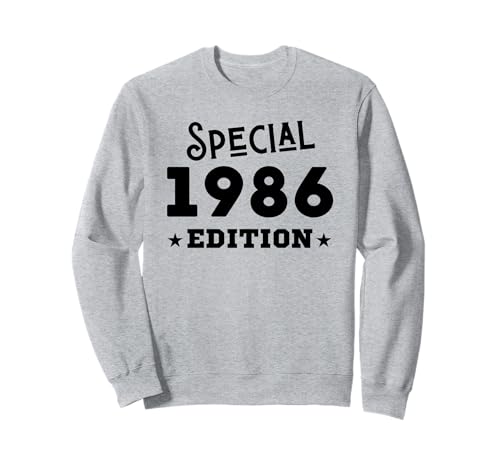 Jahrgang 1986 Geburtstag Design Frauen Männer geboren 1986 Sweatshirt von GebGesch 1986 Geburtstag Geschenke