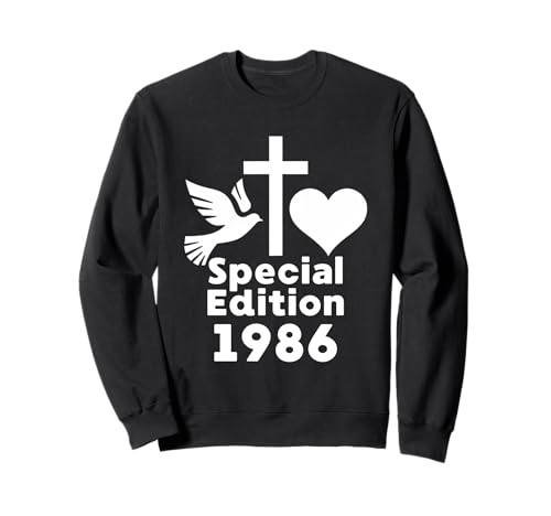 Jahrgang 1986 Geburtstag Design Frauen Männer geboren 1986 Sweatshirt von GebGesch 1986 Geburtstag Geschenke