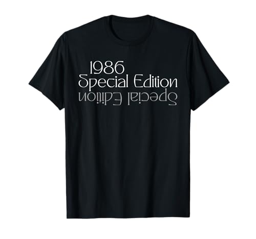 Jahrgang 1986 Geburtstag Design Frauen Männer geboren 1986 T-Shirt von GebGesch 1986 Geburtstag Geschenke