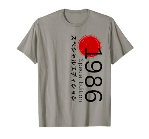 Jahrgang 1986 Geburtstag Design Frauen Männer geboren 1986 T-Shirt von GebGesch 1986 Geburtstag Geschenke