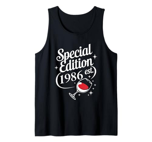 Jahrgang 1986 Geburtstag Design Frauen Männer geboren 1986 Tank Top von GebGesch 1986 Geburtstag Geschenke
