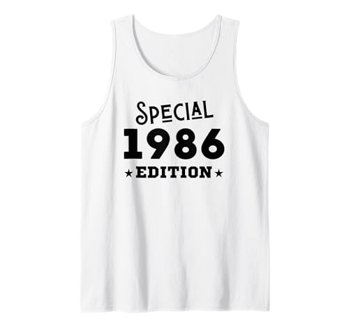 Jahrgang 1986 Geburtstag Design Frauen Männer geboren 1986 Tank Top von GebGesch 1986 Geburtstag Geschenke