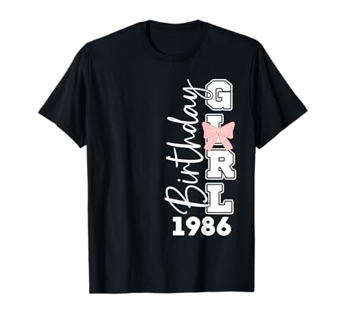 Jahrgang 1986 Geburtstag Design Frauen geboren 1986 T-Shirt von GebGesch 1986 Geburtstag Geschenke