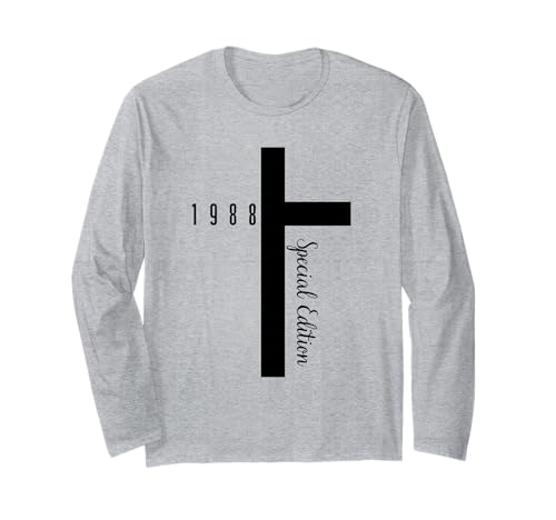 Jahrgang 1988 Geburtstag Design Frauen Männer geboren 1988 Langarmshirt Jahrgang 1988 Geburtstag Design Frauen Männer geboren 1988 Langarmshirt von GebGesch 1988 Geburtstag Geschenke