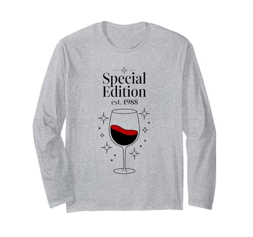 Jahrgang 1988 Geburtstag Design Frauen Männer geboren 1988 Langarmshirt Jahrgang 1988 Geburtstag Design Frauen Männer geboren 1988 Langarmshirt von GebGesch 1988 Geburtstag Geschenke
