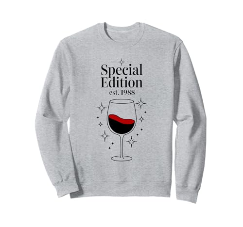 Jahrgang 1988 Geburtstag Design Frauen Männer geboren 1988 Sweatshirt Jahrgang 1988 Geburtstag Design Frauen Männer geboren 1988 Sweatshirt von GebGesch 1988 Geburtstag Geschenke