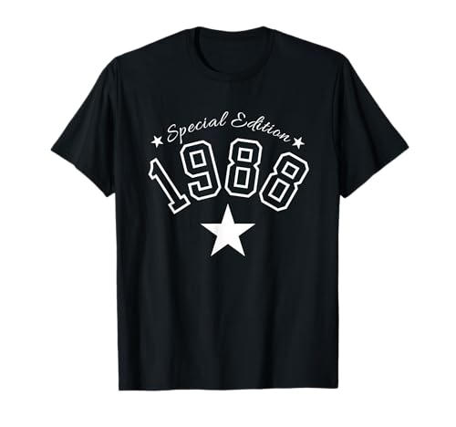 Jahrgang 1988 Geburtstag Design Frauen Männer geboren 1988 T-Shirt Jahrgang 1988 Geburtstag Design Frauen Männer geboren 1988 T-Shirt von GebGesch 1988 Geburtstag Geschenke