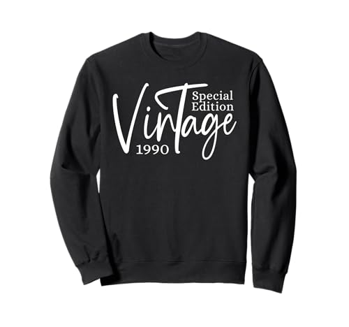 Jahrgang 1990 Geburtstag Design Frauen geboren 1990 Sweatshirt Jahrgang 1990 Geburtstag Design Frauen geboren 1990 Sweatshirt von GebGesch 1990 Geburtstag Geschenke