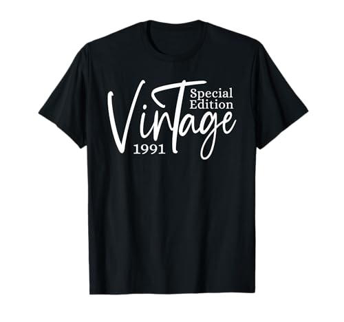 Jahrgang 1991 Geburtstag Design Frauen geboren 1991 T-Shirt Jahrgang 1991 Geburtstag Design Frauen geboren 1991 T-Shirt von GebGesch 1991 Geburtstag Geschenke