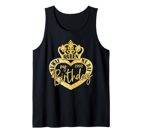 Jahrgang 1992 Geburtstag Design Frauen geboren 1992 Tank Top von GebGesch 1992 Geburtstag Geschenke