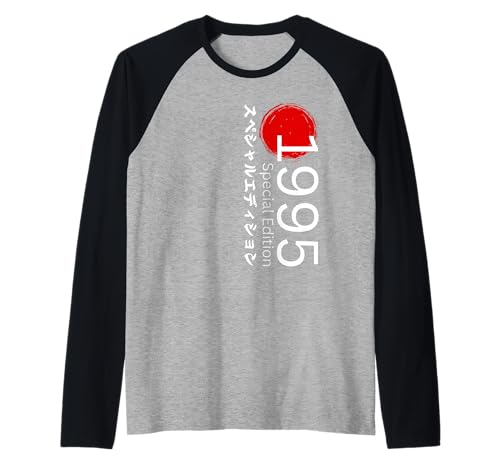 Jahrgang 1995 Geburtstag Design Frauen Männer geboren 1995 Raglan von GebGesch 1995 Geburtstag Geschenke