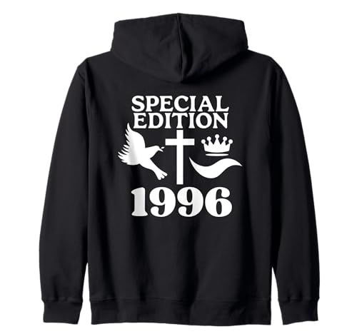 Jahrgang 1996 Geburtstag Design Frauen Männer geboren 1996 Kapuzenjacke von GebGesch 1996 Geburtstag Geschenke