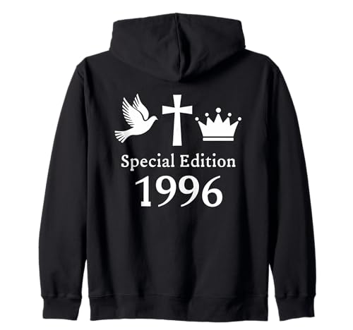 Jahrgang 1996 Geburtstag Design Frauen Männer geboren 1996 Kapuzenjacke von GebGesch 1996 Geburtstag Geschenke