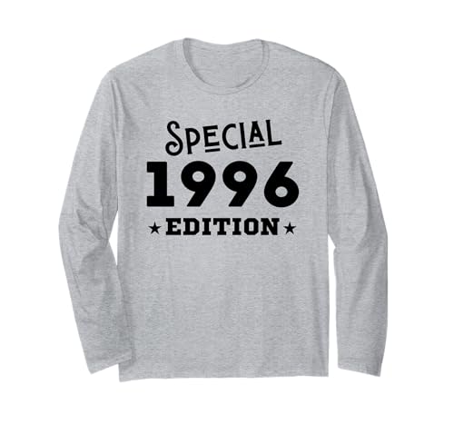 Jahrgang 1996 Geburtstag Design Frauen Männer geboren 1996 Langarmshirt von GebGesch 1996 Geburtstag Geschenke