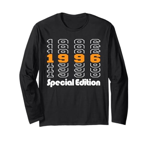 Jahrgang 1996 Geburtstag Design Frauen Männer geboren 1996 Langarmshirt von GebGesch 1996 Geburtstag Geschenke