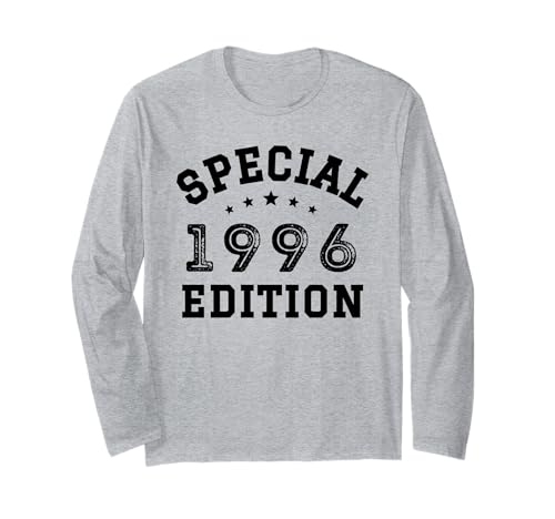Jahrgang 1996 Geburtstag Design Frauen Männer geboren 1996 Langarmshirt von GebGesch 1996 Geburtstag Geschenke