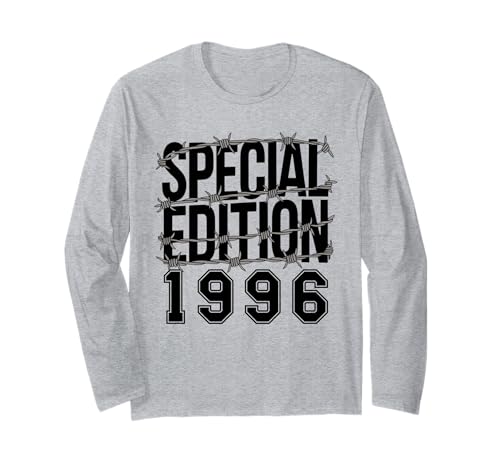 Jahrgang 1996 Geburtstag Design Frauen Männer geboren 1996 Langarmshirt von GebGesch 1996 Geburtstag Geschenke