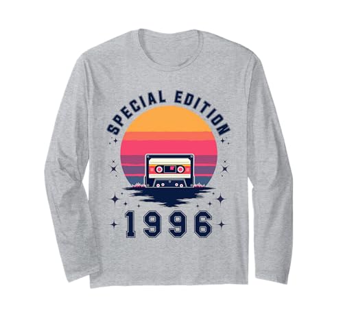 Jahrgang 1996 Geburtstag Design Frauen Männer geboren 1996 Langarmshirt von GebGesch 1996 Geburtstag Geschenke