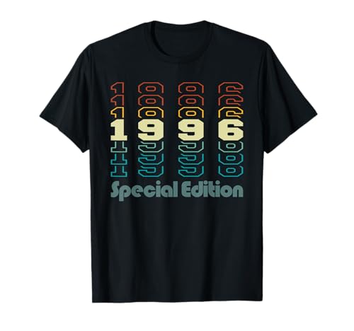 Jahrgang 1996 Geburtstag Design Frauen Männer geboren 1996 T-Shirt von GebGesch 1996 Geburtstag Geschenke