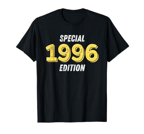 Jahrgang 1996 Geburtstag Design Frauen Männer geboren 1996 T-Shirt von GebGesch 1996 Geburtstag Geschenke