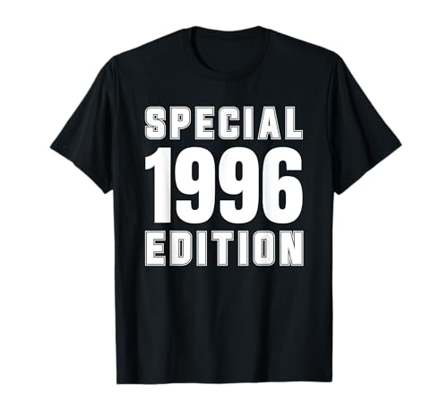 Jahrgang 1996 Geburtstag Design Frauen Männer geboren 1996 T-Shirt von GebGesch 1996 Geburtstag Geschenke