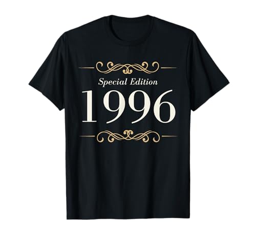 Jahrgang 1996 Geburtstag Design Frauen Männer geboren 1996 T-Shirt von GebGesch 1996 Geburtstag Geschenke