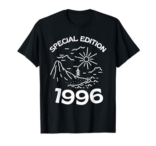 Jahrgang 1996 Geburtstag Design Frauen Männer geboren 1996 T-Shirt von GebGesch 1996 Geburtstag Geschenke