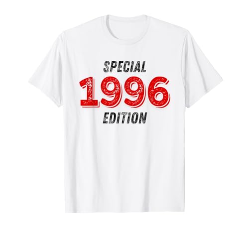 Jahrgang 1996 Geburtstag Design Frauen Männer geboren 1996 T-Shirt von GebGesch 1996 Geburtstag Geschenke