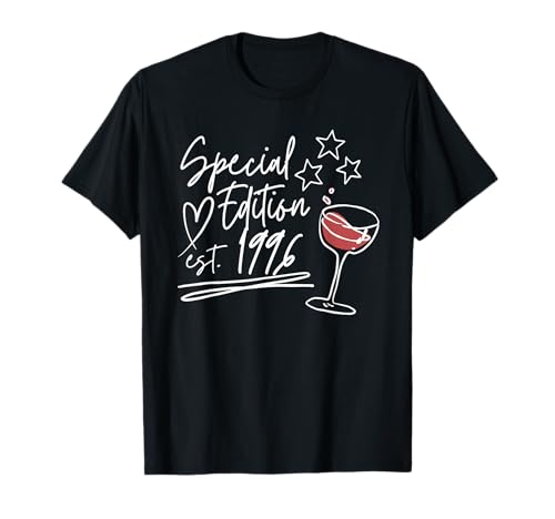 Jahrgang 1996 Geburtstag Design Frauen Männer geboren 1996 T-Shirt von GebGesch 1996 Geburtstag Geschenke